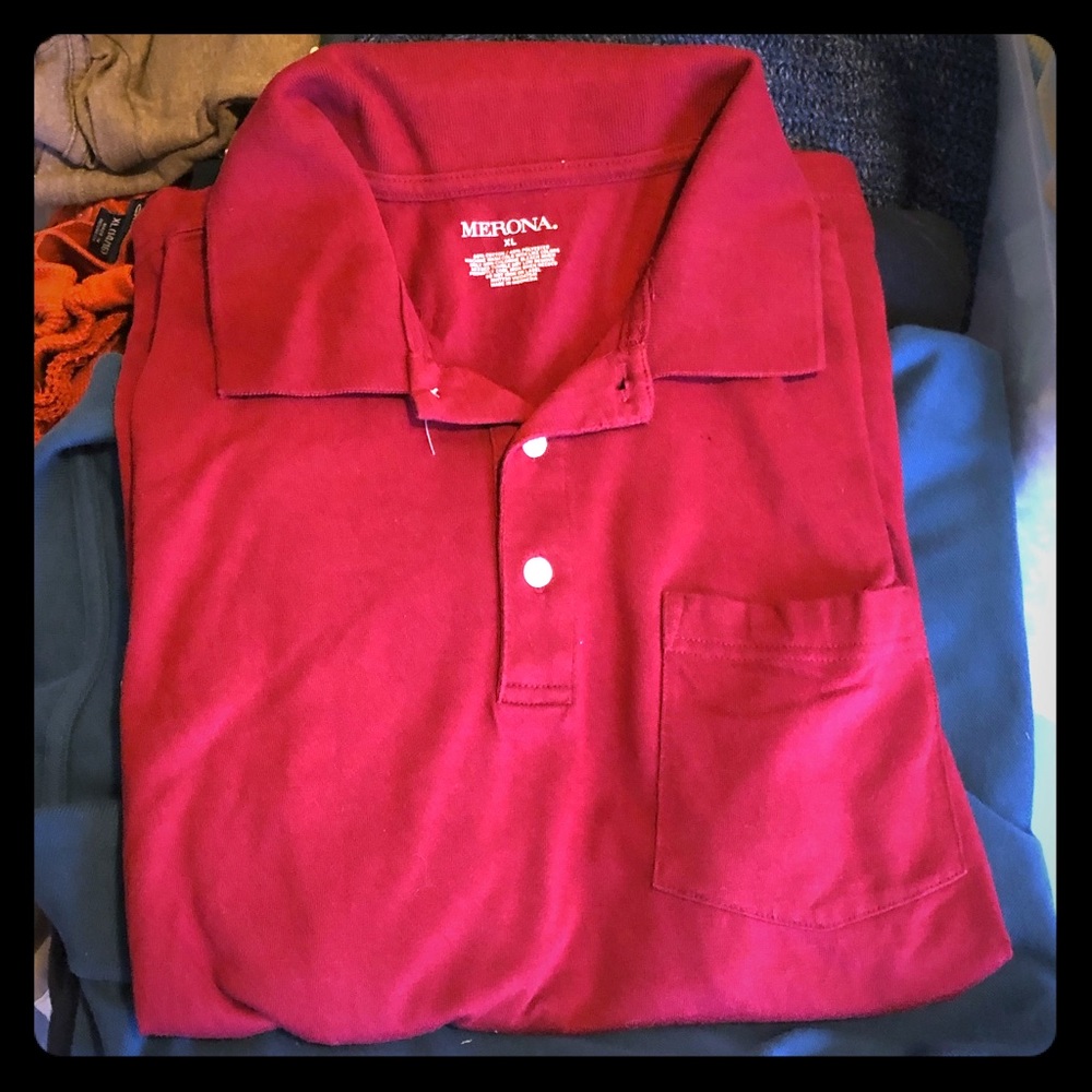 Maroon polo
